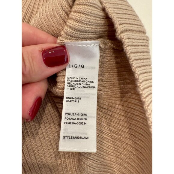 Amuse Society Amita Ribbed Knit Tank Top in Beige NWT - Size L - Picture 7 of 10